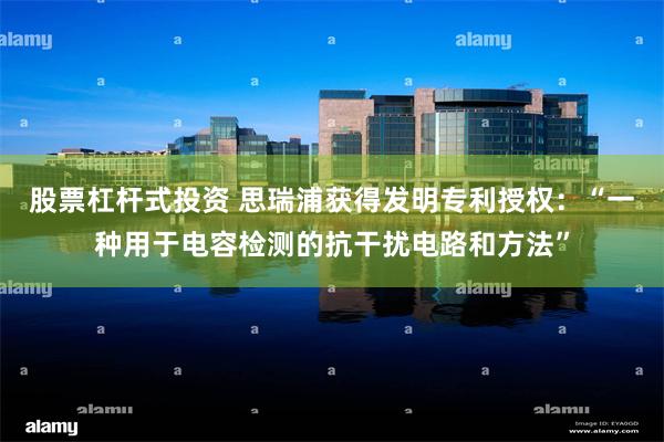 股票杠杆式投资 思瑞浦获得发明专利授权：“一种用于电容检测的抗干扰电路和方法”