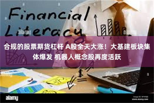 合规的股票期货杠杆 A股全天大涨！大基建板块集体爆发 机器人概念股再度活跃