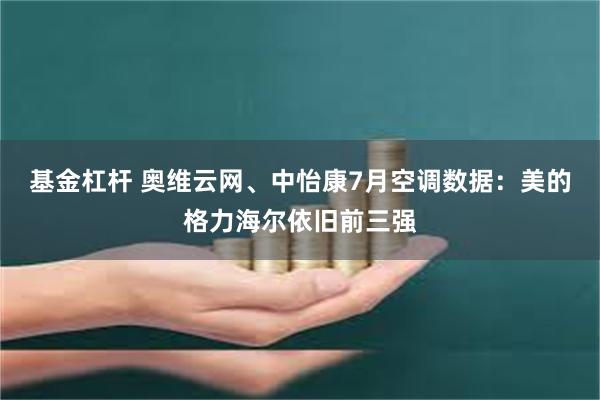 基金杠杆 奥维云网、中怡康7月空调数据：美的格力海尔依旧前三强